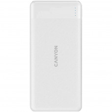 Батарея універсальна Canyon PB-109 10000 mAh PD/18W QC/3.0/20W White (CNE-CPB1009W)