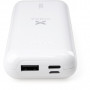 Батарея універсальна Vinga 10000 mAh glossy white (VPB1MWH)