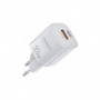 Зарядний пристрій Choetech GaN USB-A/USB-C 33W QC3.0/PD/PPS (PD5006-EU-WH)