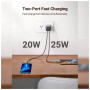 Зарядний пристрій Ugreen 2xUSB 40W GAN (Type-C 25W+20W) PD CD294 (90573)