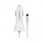 Зарядний пристрій Modecom 1xUSB 2.4A + cable Lightning Royal KULL-03 white (ZT-MC-KULL-03)