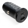 Зарядний пристрій Vinga 40W PD 2xUSB-C (20W+20W) Car Charger (VCPCCCC40)