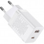 Зарядний пристрій Baseus Super Si Pro C+U 30W (CCSUPP-E02) white (948117)