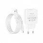 Зарядний пристрій BOROFONE BA74A Aspirer single port charger set(Type-C) White (BA74ACW)