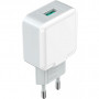 Зарядний пристрій Grand-X USB 5V 2,1A White + cable USB -> Lightning, Cu (CH03LTW)