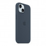 Чохол до мобільного телефона Apple iPhone 15 Silicone Case with MagSafe Storm Blue (MT0N3ZM/A)