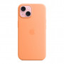 Чохол до мобільного телефона Apple iPhone 15 Silicone Case with MagSafe Orange Sorbet (MT0W3ZM/A)