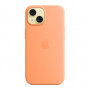 Чохол до мобільного телефона Apple iPhone 15 Silicone Case with MagSafe Orange Sorbet (MT0W3ZM/A)