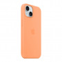 Чохол до мобільного телефона Apple iPhone 15 Silicone Case with MagSafe Orange Sorbet (MT0W3ZM/A)