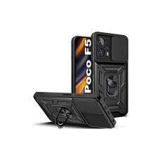 Чохол до мобільного телефона BeCover Military Poco F5 Black (709996)