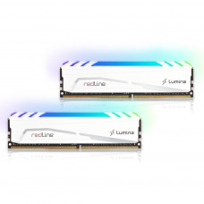 Модуль пам'яті для комп'ютера DDR4 16GB (2x8GB) 3600 MHz Redline Lumina RGB White Mushkin (MLB4C360JNNM8GX2)