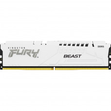 Модуль пам'яті для комп'ютера DDR5 16GB 5600 MHz FURY Beast White Kingston Fury (ex.HyperX) (KF556C40BW-16)