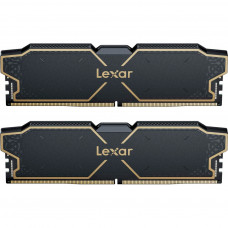 Модуль пам'яті для комп'ютера DDR5 32GB (2x16GB) 6000 MHz Thor Black Lexar (LD5U16G60C32LG-RGD)