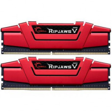 Модуль пам'яті для комп'ютера DDR4 8GB (2x4GB) 2400 MHz RipjawsV Red G.Skill (F4-2400C15D-8GVR)