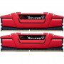 Модуль пам'яті для комп'ютера DDR4 8GB (2x4GB) 2400 MHz RipjawsV Red G.Skill (F4-2400C15D-8GVR)