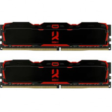 Модуль пам'яті для комп'ютера DDR4 16GB (2x8GB) 2666 MHz IRDM Black Goodram (IR-X2666D464L16S/16GDC)