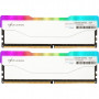 Модуль пам'яті для комп'ютера DDR4 16GB (2x8GB) 3600 MHz RGB X2 Series White eXceleram (ERX2W416369AD)