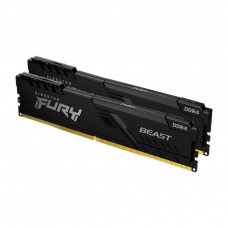 Модуль пам'яті для комп'ютера DDR4 32GB (2x16GB) 2666 MHz Fury Beast Black Kingston Fury (ex.HyperX) (KF426C16BB1K2/32)