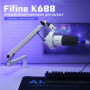 Мікрофон Fifine K688W USB White (K688W)