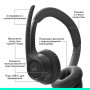 Навушники Logitech Zone 300 Bluetooth Graphite (981-001407)