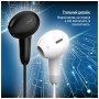 Навушники ColorWay 3.5 mm Wired Earphone Sound Wave White (CW-WD04WT)