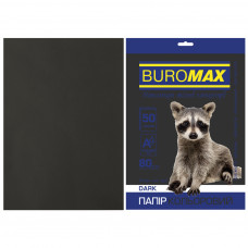 Папір Buromax А4, 80g, DARK black, 50sh (BM.2721450-01)