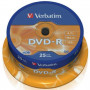 Диск DVD Verbatim 4.7Gb 16X CakeBox 25шт (43522)