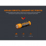 Акумулятор Fenix 18650 3400 mAh micro usb зарядка (ARB-L18-3400U)