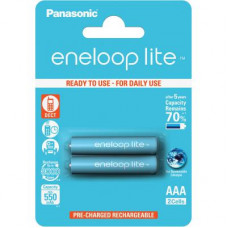 Акумулятор Panasonic Eneloop Lite AAA 550mAh NI-MH * 2 (BK-4LCCE/2BE)