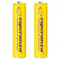 Акумулятор Esperanza AAA 1000mAh Ni-MH * 2 yellow (EZA101Y)