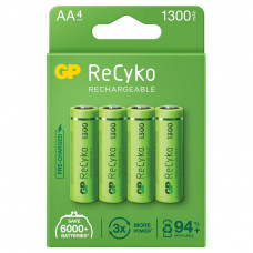 Акумулятор Gp AA 130AAHCE-2GBE4 Recyko+ 1300 mAh * 4 (130AAHCE / 4891199186523)