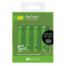 Акумулятор Gp AA 100AAHCE-2GB4 ReCyko+ Smart Energy 1000 mAh * 4 (NiMn) (100AAHCE / 4891199145452)