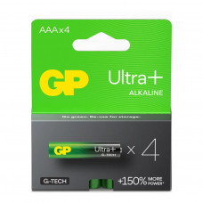 Батарейка Gp AAA LR03 Ultra Plus Alcaline * 4 (24AUP21-SB4 / 4891199203985)