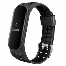 Ремінець до фітнес браслета BeCover Lattice Style для Xiaomi Mi Smart Band 5 Black (705158)