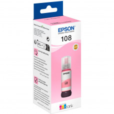 Контейнер з чорнилом Epson 108 EcoTank L8050/L18050 light magenta (C13T09C64A)