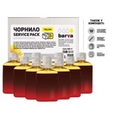 Чорнило Barva Canon/HP/Lexmark Universal №4 Yellow 10x100мл ServicePack (CU4-1SP-Y)