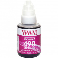 Чорнило WWM Canon GI-490, 140г Magenta (C490M)