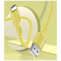 Дата кабель USB 2.0 AM to Micro 5P 1.0m soft silicone yellow ColorWay (CW-CBUM043-Y)