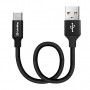 Дата кабель USB 2.0 AM to Type-C 0.25m black ColorWay (CW-CBUC048-BK)