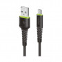 Дата кабель USB 2.0 AM to Micro 5P 2.0m CBFLEXM2 black Intaleo (1283126521430)