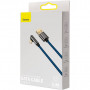 Дата кабель USB 2.0 AM to Lightning 2.0m CACS 2.4A 90 Legend Series Elbow Blue Baseus (CACS000103)