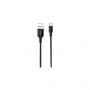 Дата кабель USB 2.0 AM to Type-C 2.0m NB143 Braided Black XO (XO-NB143C2-BK)