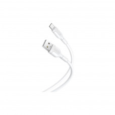 Дата кабель USB 2.0 AM to Type-C 1.0m NB212 2.1A White XO (XO-NB212c-WH)