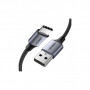 Дата кабель USB 2.0 AM to Type-C 3.0m 3.0A 18W US288 Space Gray Ugreen (60408)