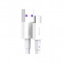 Дата кабель USB 2.0 AM to Type-C 2.0m 3A White Baseus (CATYS-A02)