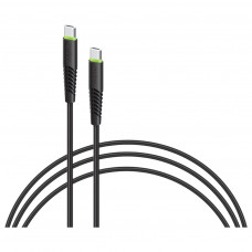 Дата кабель USB-C to USB-C 0.2m CBFLEXTT0 60W Intaleo (1283126559495)