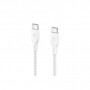 Дата кабель USB-C to USB-C 3.0m 100W white Belkin (CAB014BT3MWH)