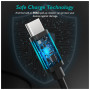 Дата кабель USB 2.0 AM to Type-C 2.0m 3A 18W PVC Choetech (AC0003)