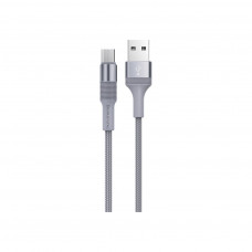 Дата кабель USB 2.0 AM to Micro 5P 1.0m BX21 Outstanding 2.4A Gray BOROFONE (BX21MMG)