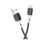 Дата кабель USB 2.0 AM to Micro 5P 1.0m BX79 2.4A Black BOROFONE (BX79MB)